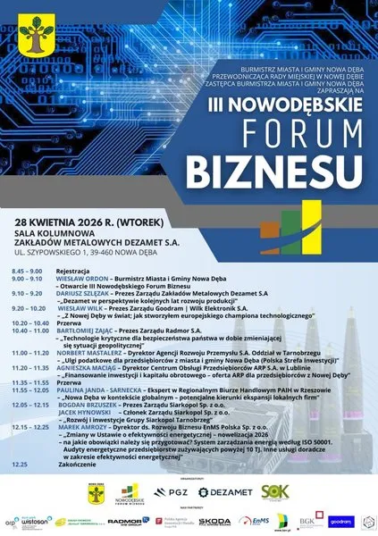 Obraz: Już niebawem III Nowodębskie Forum Biznesu!