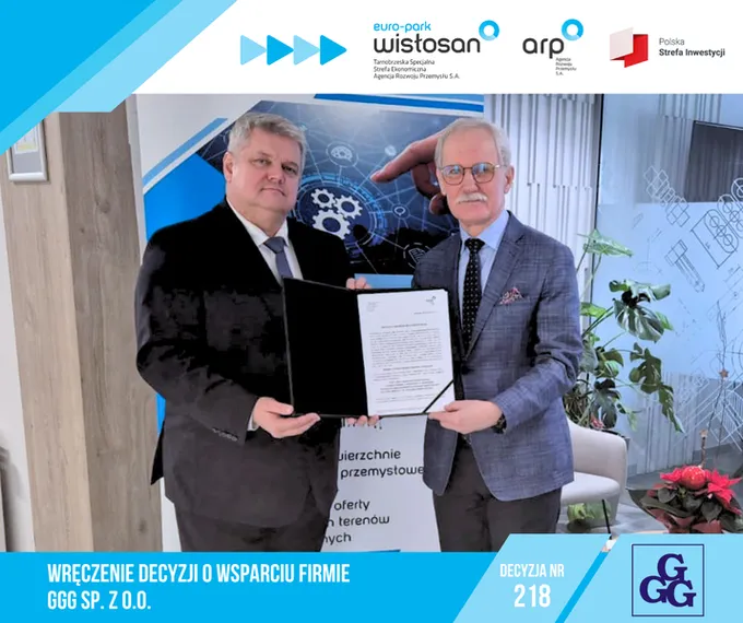 Obraz: Gratulacje dla firmy GGG sp. z o.o.!