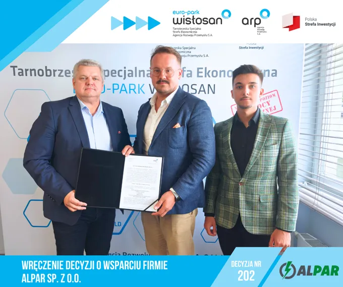 Obraz: Gratulacje dla firmy Alpar z o.o. z powiatu kozienickiego!