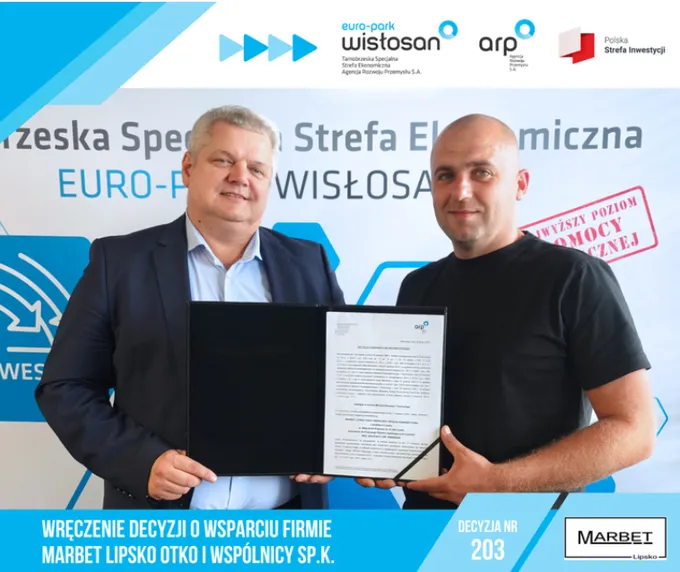 Obraz: Marbet Lipsko Otko i Wspólnicy sp.k. z decyzją o wsparciu