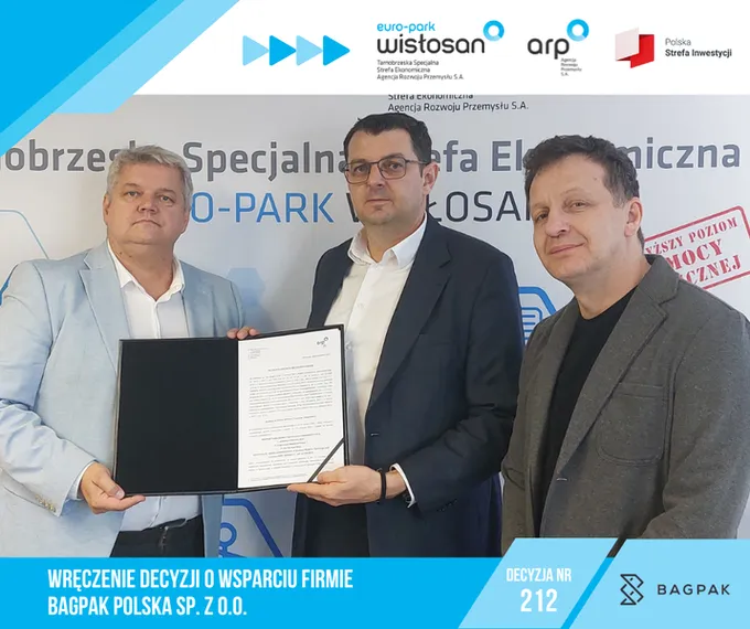 Obraz: Kolejna decyzja o wsparciu w TSSE EURO-PARK WISŁOSAN