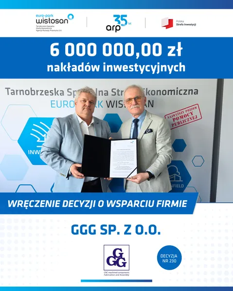Obraz: Congratulations to GGG Ltd. from Radom!